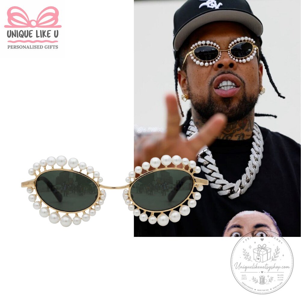 Happy birthday Westside Gunn The Flygod Pearl Embellished Oval Gold Sunglasses 2026 3 Happy birthday Westside Gunn The Flygod Pearl Embellished Oval Gold Sunglasses 2026
