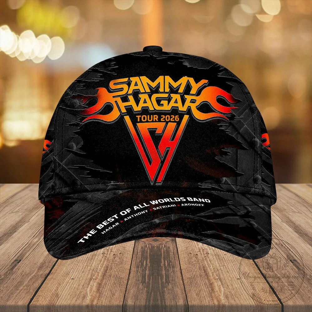 Sammy Hagar The Best of All Worlds Band 2026 Tour Baseball Cap Hat