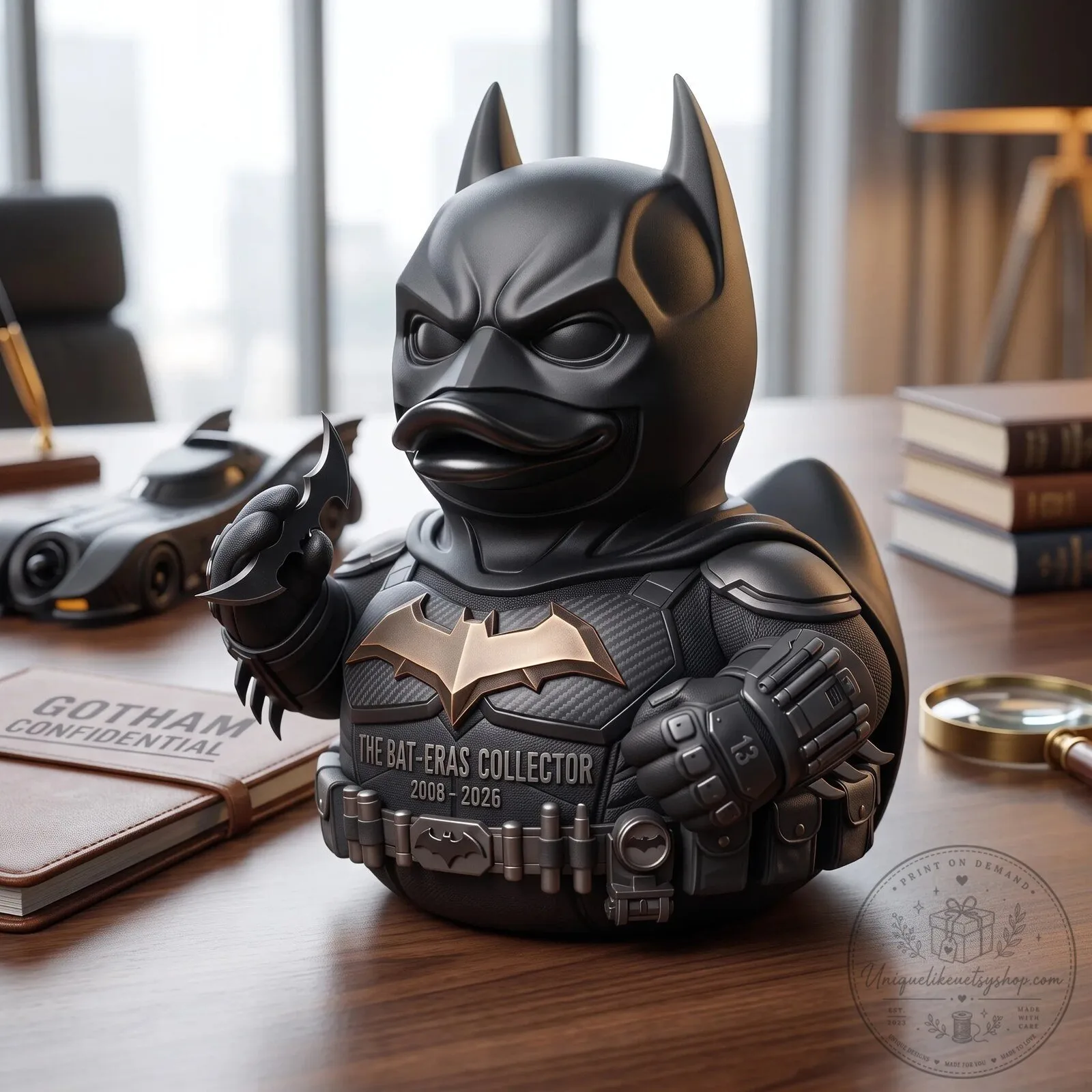 Batman The Dark Knight 18th Anniversary Collectible Rubber Duck Figurine