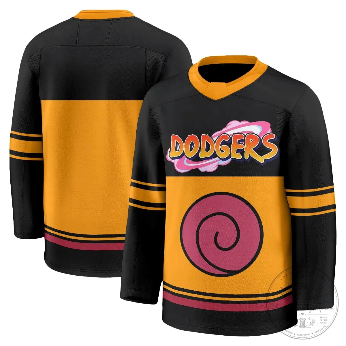 Los Angeles Dodgers Shohei Ohtani Naruto Edition Hockey Jersey 67 Los Angeles Dodgers Shohei Ohtani Naruto Edition Hockey Jersey