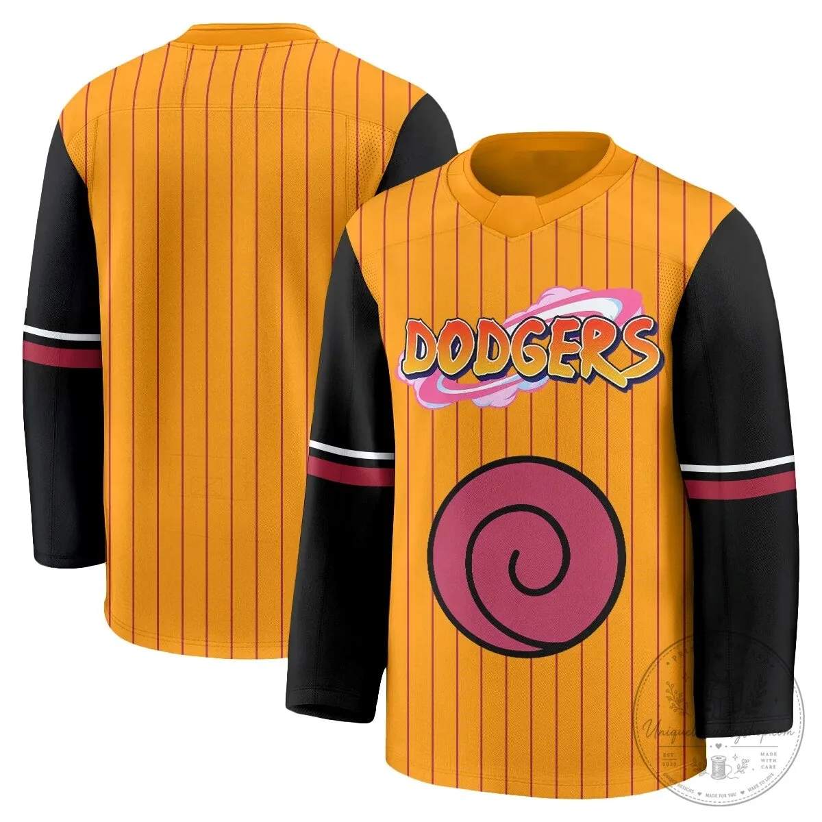 Los Angeles Dodgers Shohei Ohtani Naruto Edition Hockey Jersey 77 Los Angeles Dodgers Shohei Ohtani Naruto Edition Hockey Jersey