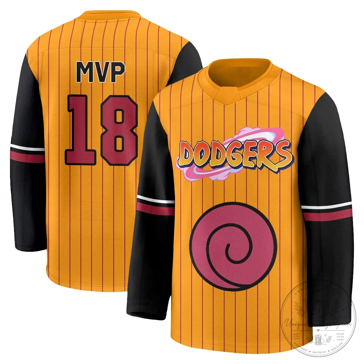 Los Angeles Dodgers Shohei Ohtani Naruto Edition Hockey Jersey 79 Los Angeles Dodgers Shohei Ohtani Naruto Edition Hockey Jersey