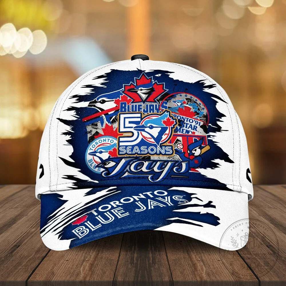 50th Anniversary Baseball Cap for Toronto Blue Jays