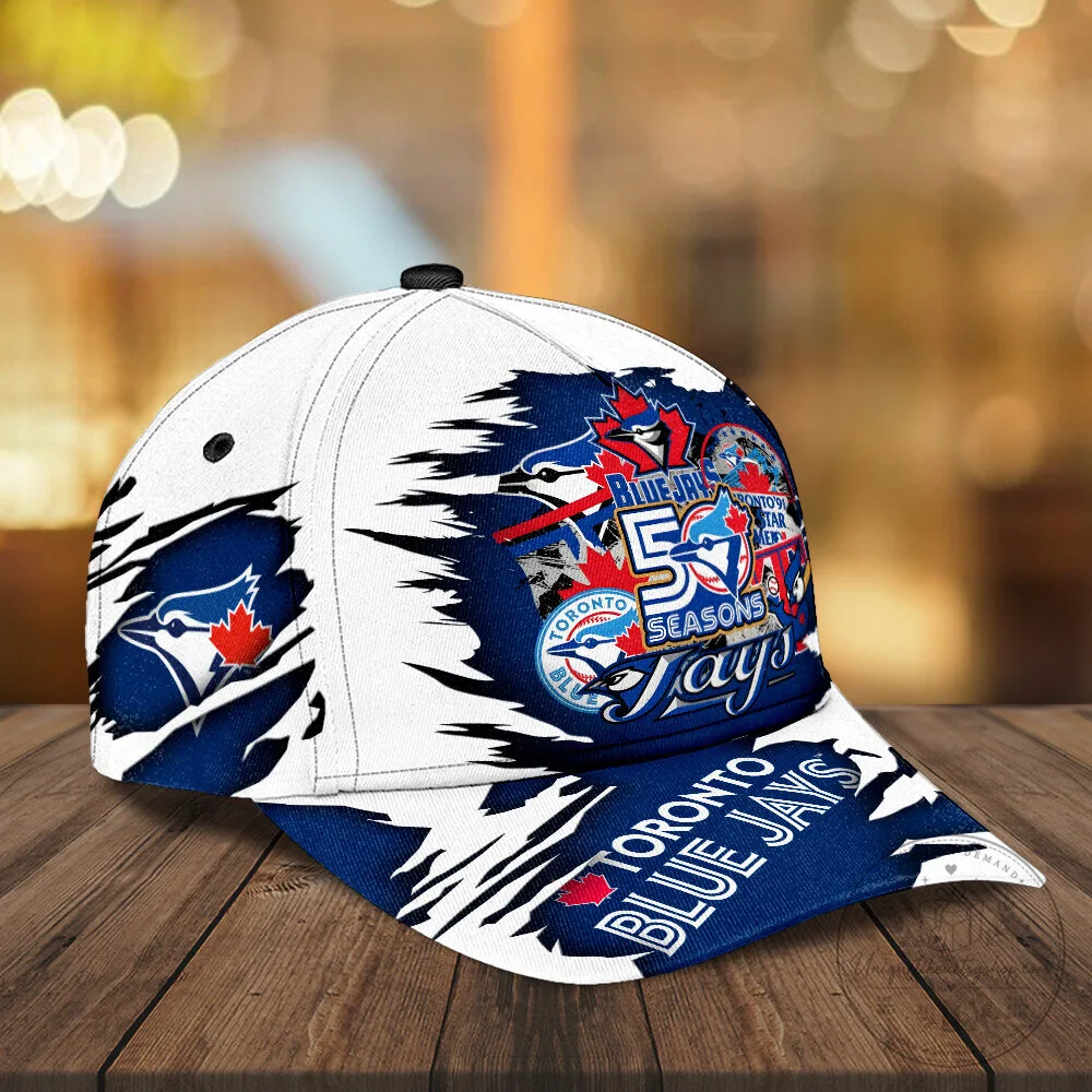 50th Anniversary Baseball Cap for Toronto Blue Jays 5 50th Anniversary Baseball Cap for Toronto Blue Jays