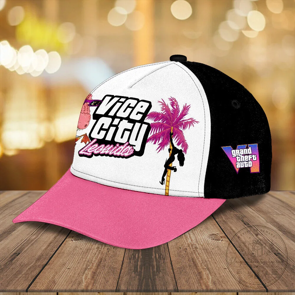 Grand Theft Auto Vice City Dinosaur Drinking Cocktail Trucker Hat 6 Grand Theft Auto Vice City Dinosaur Drinking Cocktail Trucker Hat