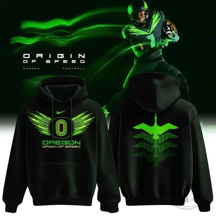 Oregon Ducks Origin Of Speed Football Legacy Hoodie