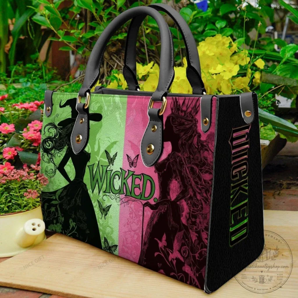 Wicked Musical Elphaba Glinda Defy Gravity Handbag Wicked Musical Elphaba Glinda Defy Gravity Handbag