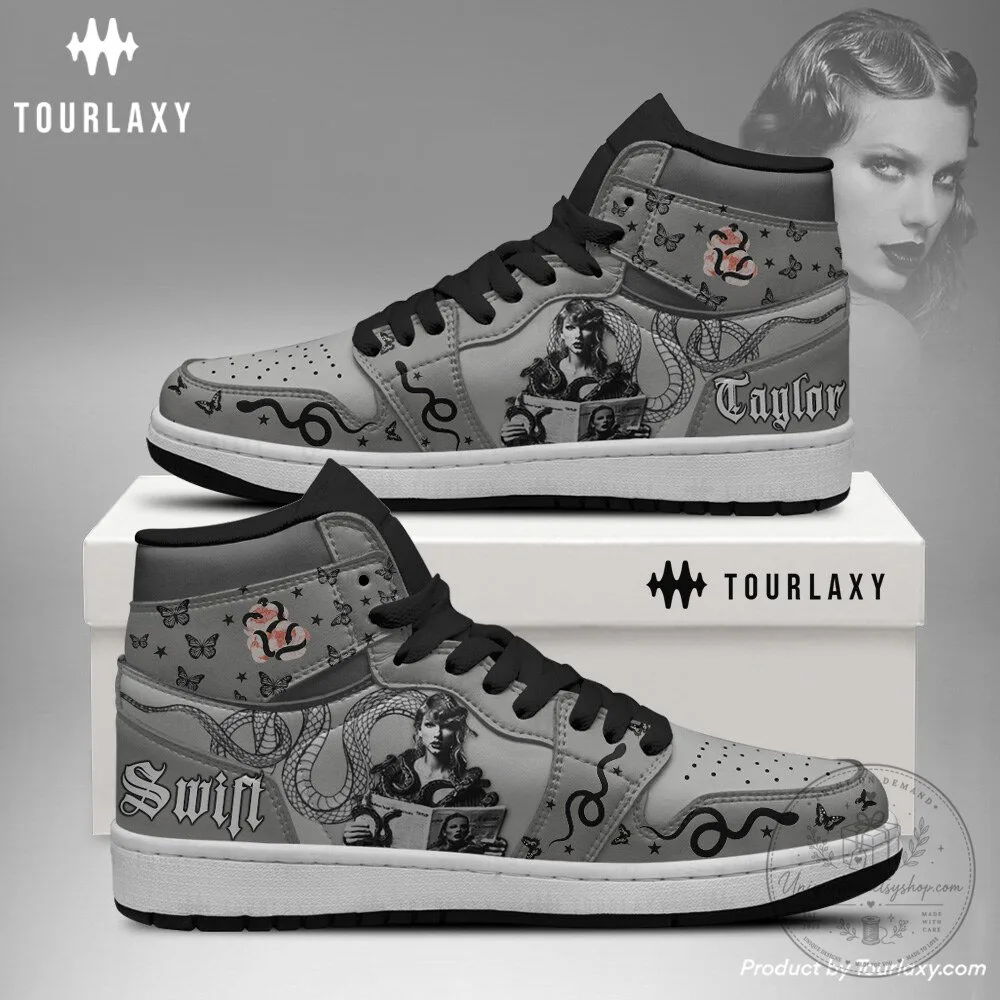 Taylor Swift Reputation Album High Top Sneakers