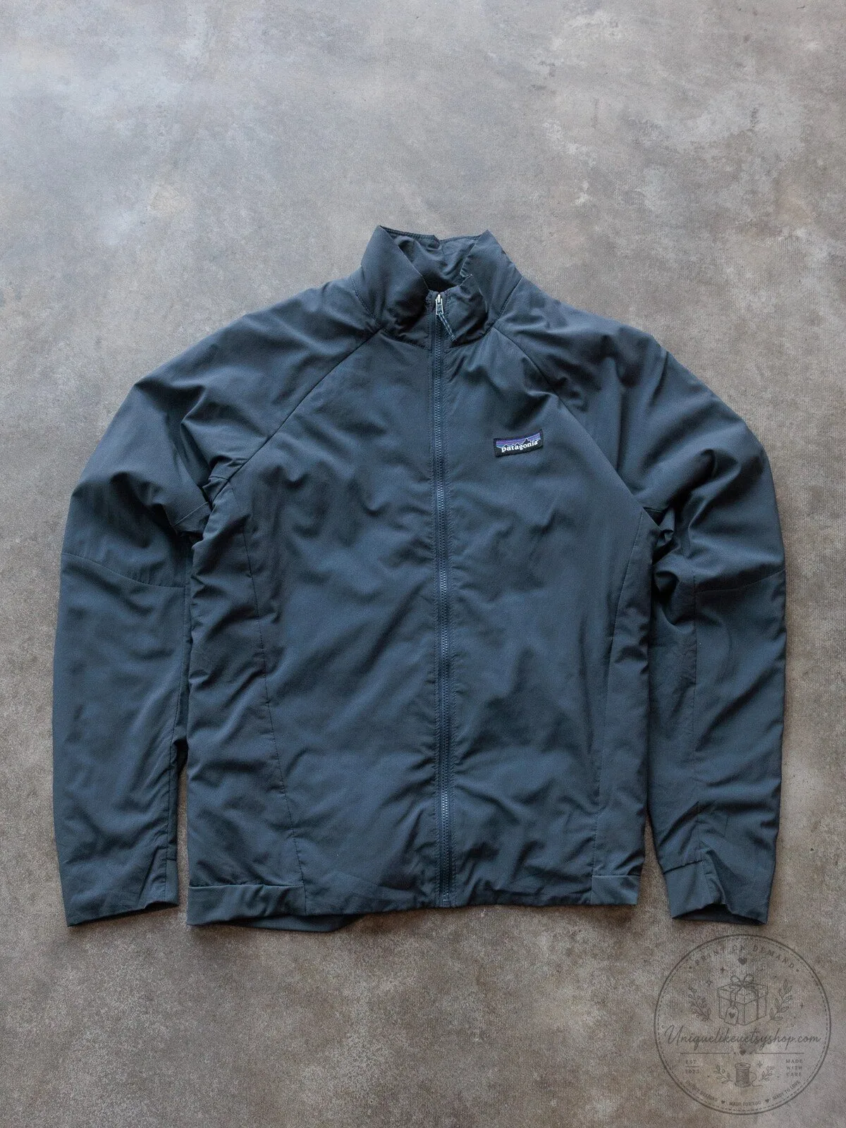 Vintage Patagonia Navy Blue Full Zip Windbreaker Jacket