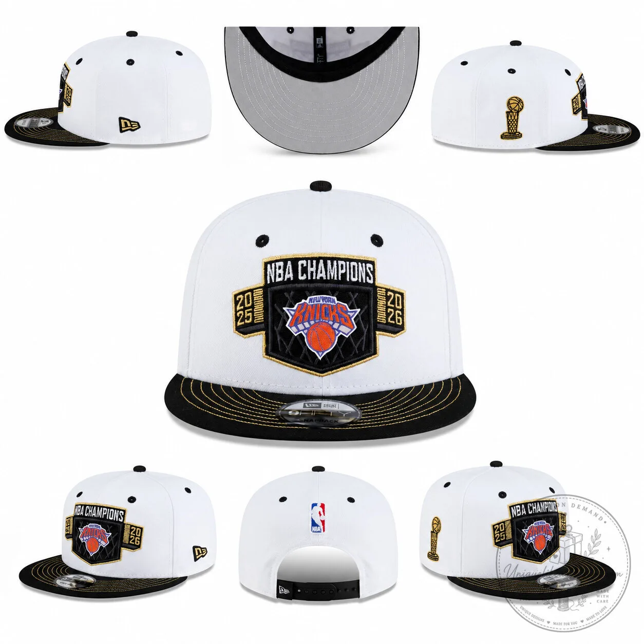 New York Knicks Jalen Brunson 2026 NBA Champions White Jersey 13 New York Knicks Jalen Brunson 2026 NBA Champions White Jersey