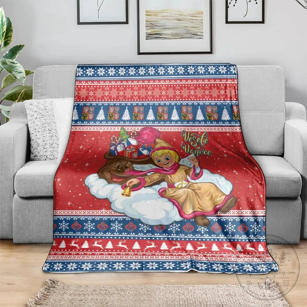 Czech Republic Jezisek Christmas Holiday Fleece Blanket 8 Czech Republic Jezisek Christmas Holiday Fleece Blanket