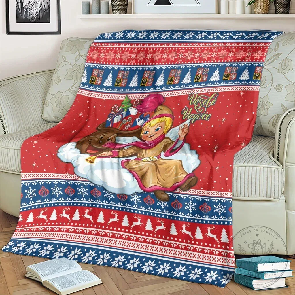 Czech Republic Jezisek Christmas Holiday Fleece Blanket 9 Czech Republic Jezisek Christmas Holiday Fleece Blanket