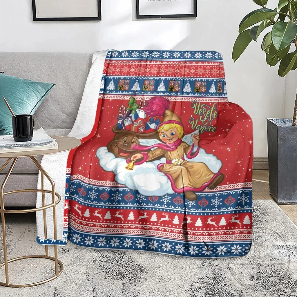 Czech Republic Jezisek Christmas Holiday Fleece Blanket 10 Czech Republic Jezisek Christmas Holiday Fleece Blanket