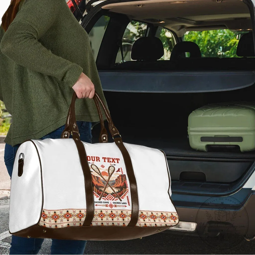 Personalized Choctaw Stickball Heritage Travel Bag Native American Tribal Landscape Graphic Art 9 Personalized Choctaw Stickball Heritage Travel Bag Native American Tribal Landscape Graphic Art