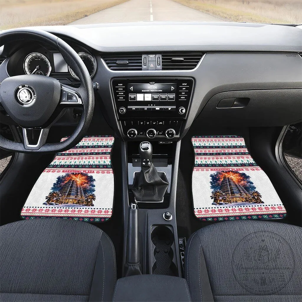 Nakatomi Plaza Christmas Explosion Car Mats Die Hard Movie Fan Gift 8 Nakatomi Plaza Christmas Explosion Car Mats Die Hard Movie Fan Gift