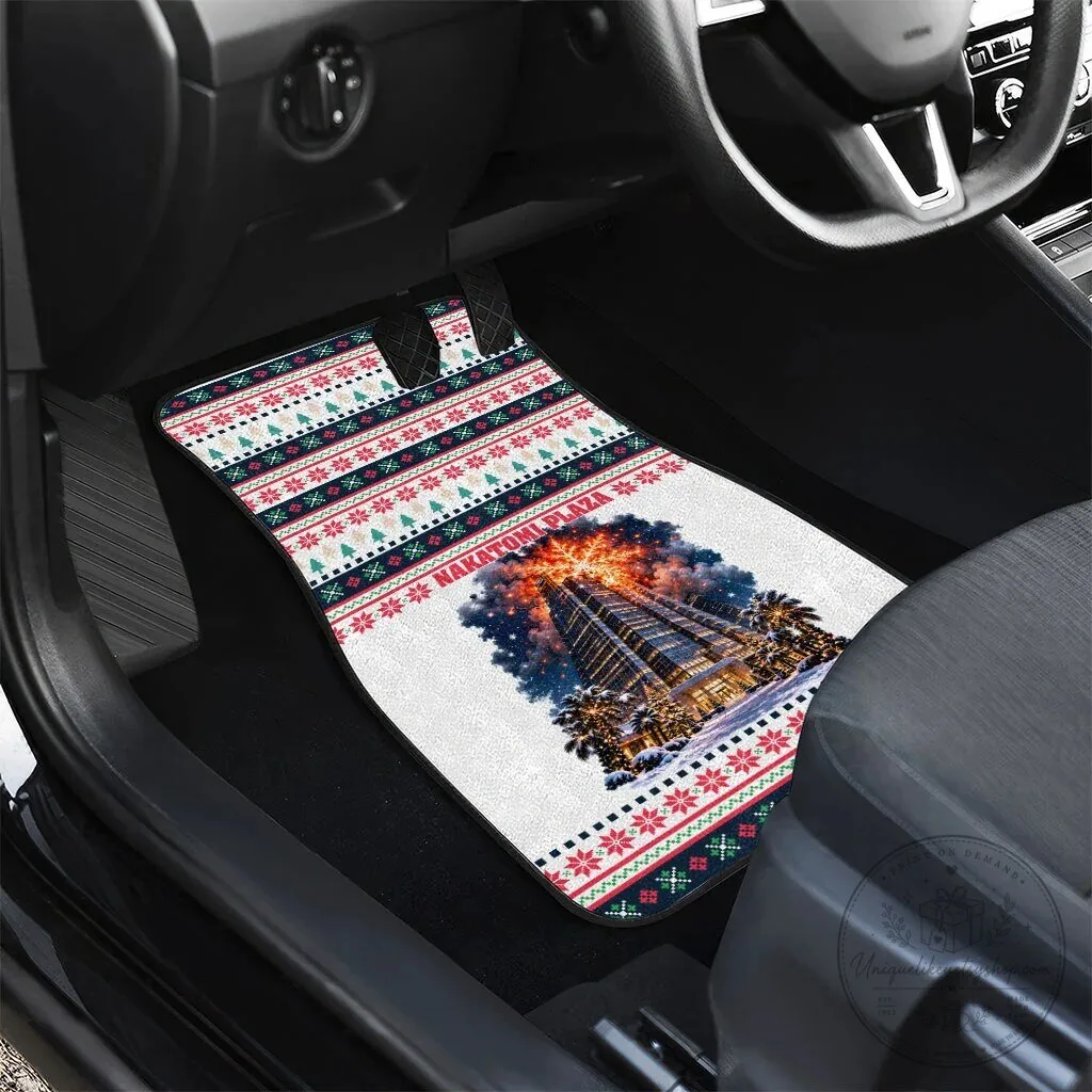 Nakatomi Plaza Christmas Explosion Car Mats Die Hard Movie Fan Gift 11 Nakatomi Plaza Christmas Explosion Car Mats Die Hard Movie Fan Gift