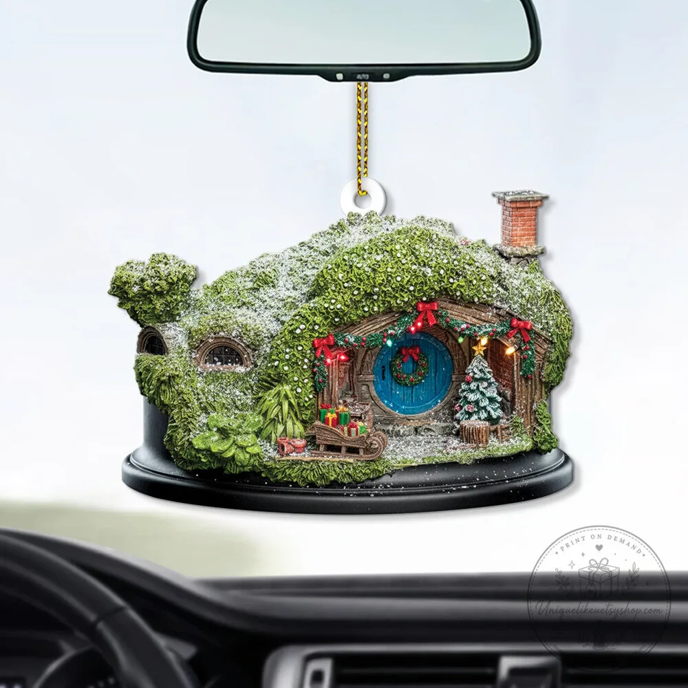 Lord of the Rings Hobbit Hole Christmas Tree Ornament Festive Holiday Decor 9 Lord of the Rings Hobbit Hole Christmas Tree Ornament Festive Holiday Decor