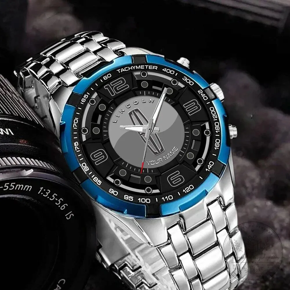 Elegant Fashion Design Watch by Lincoln Motor Company with Custom Name Option 9 Elegant Fashion Design Watch by Lincoln Motor Company with Custom Name Option