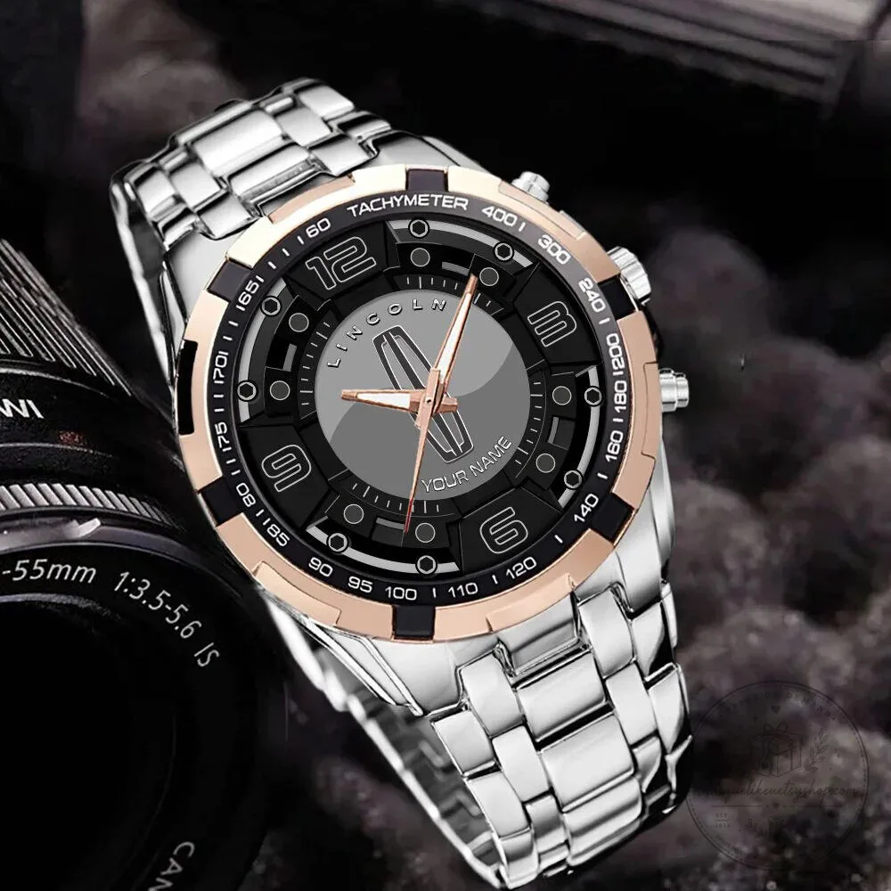 Elegant Fashion Design Watch by Lincoln Motor Company with Custom Name Option 10 Elegant Fashion Design Watch by Lincoln Motor Company with Custom Name Option