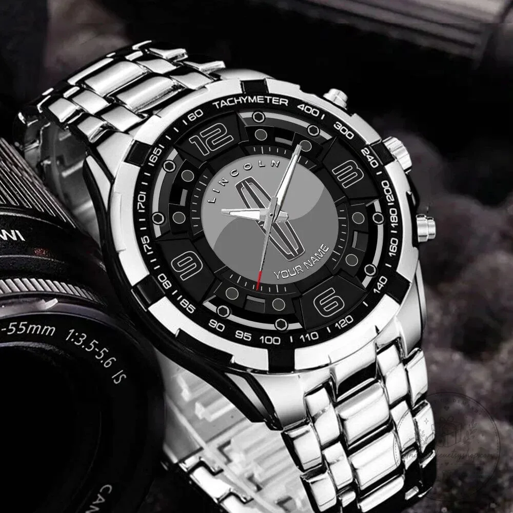 Elegant Fashion Design Watch by Lincoln Motor Company with Custom Name Option 12 Elegant Fashion Design Watch by Lincoln Motor Company with Custom Name Option