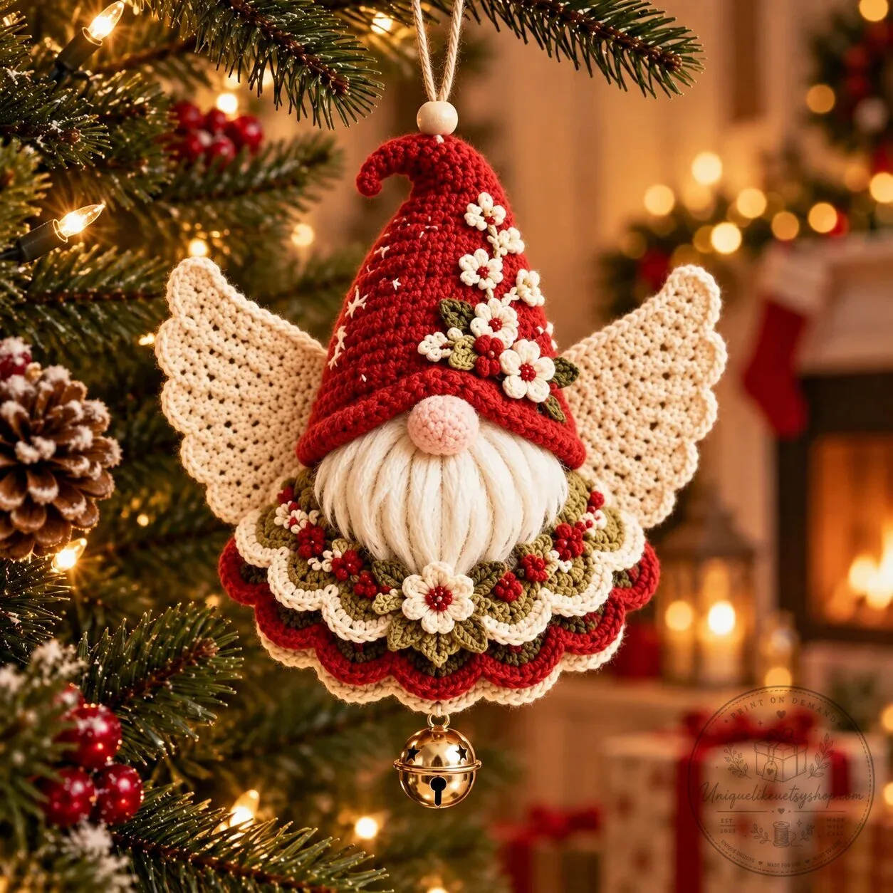 DIY Crochet Christmas Angel Ornament Kit Handmade Holiday Tree Decoration 20 DIY Crochet Christmas Angel Ornament Kit Handmade Holiday Tree Decoration