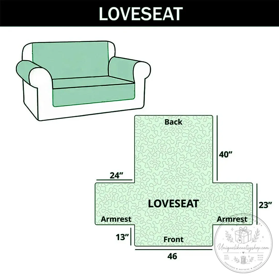 Bohemian Hippie Van Quilted Sofa Slipcover for Living Room Couch Decor 11 Bohemian Hippie Van Quilted Sofa Slipcover for Living Room Couch Decor