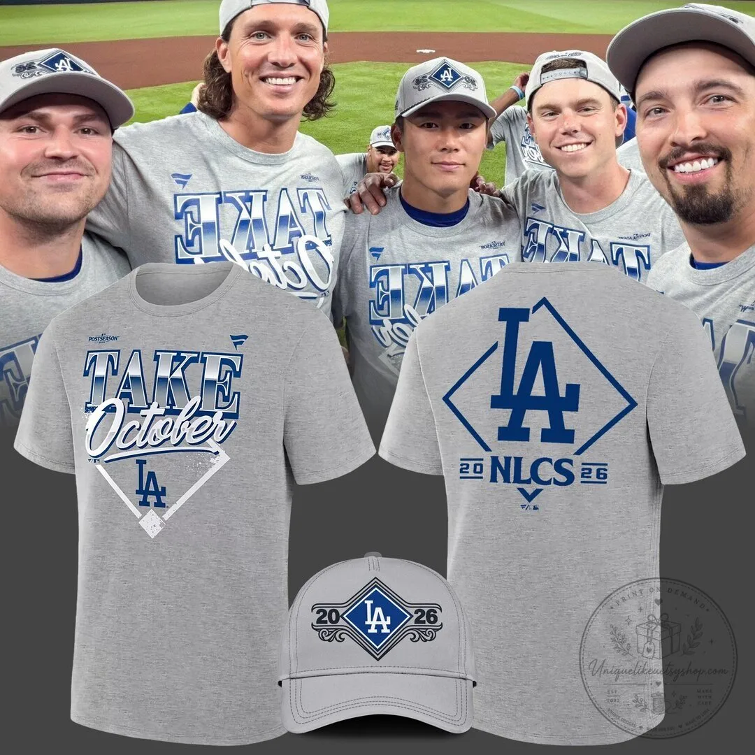 Los Angeles Dodgers 2026 National League Championship Series Bound Locker Room T-Shirt