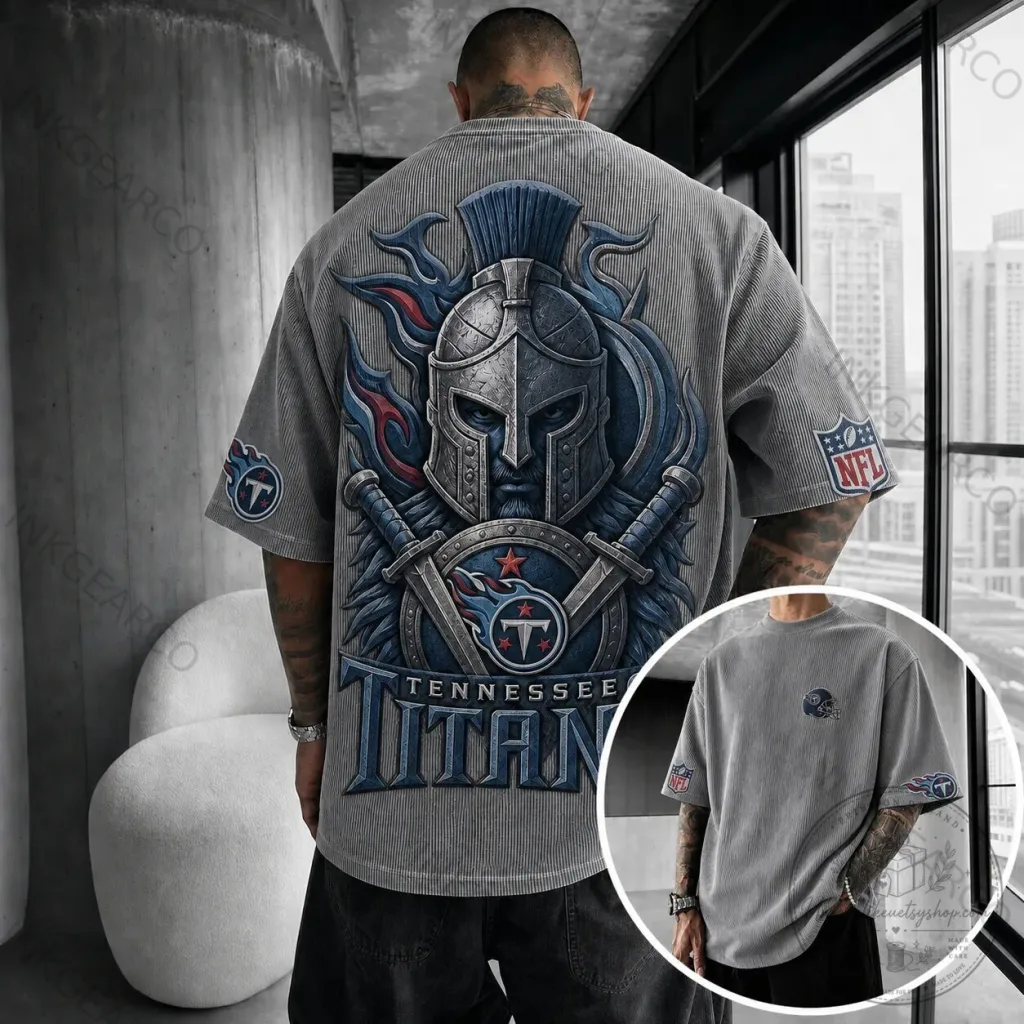 Tennessee Titans NFL Football Team Spartan Helmet T-Shirt Tennessee Titans NFL Football Team Spartan Helmet T-Shirt