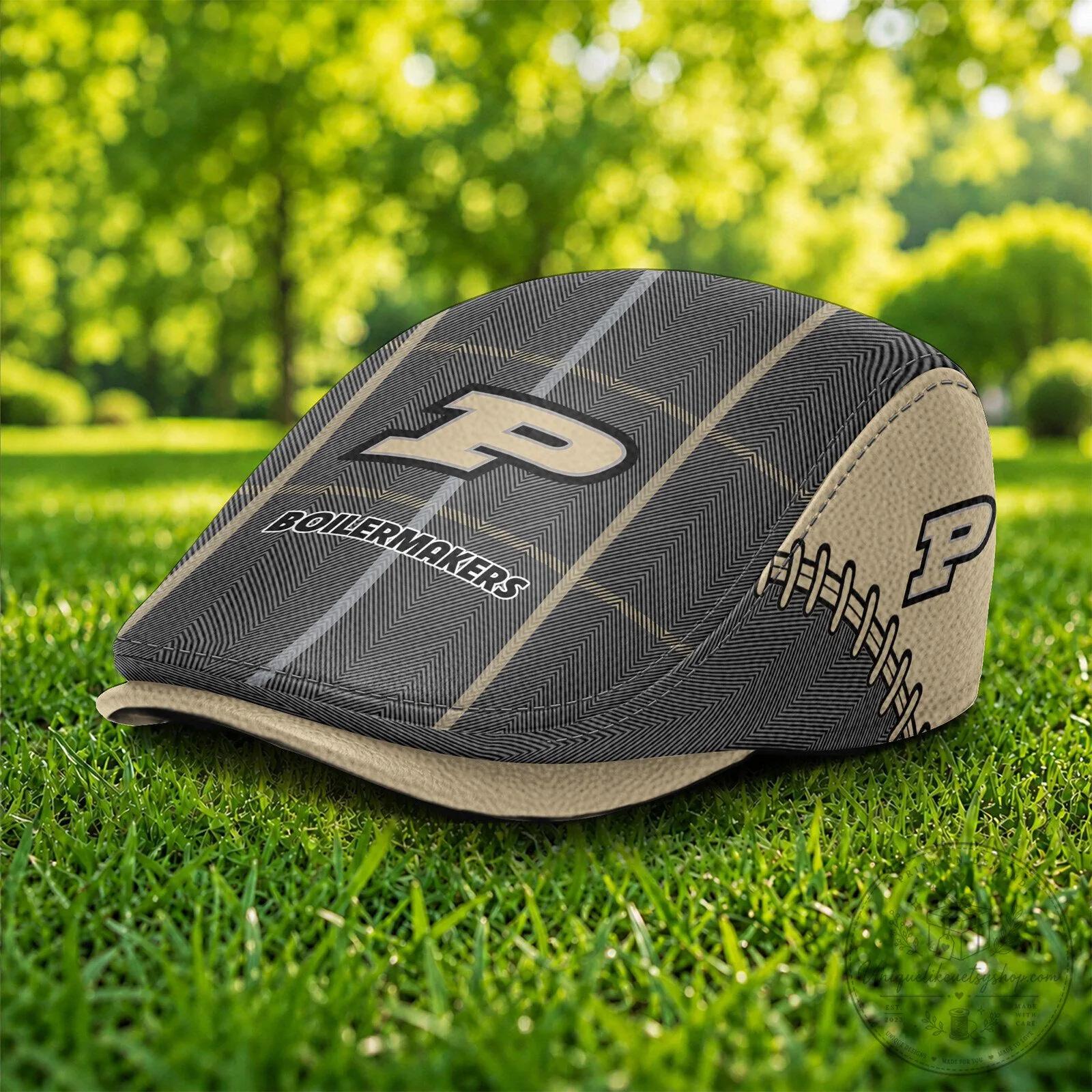 Purdue Boilermakers NCAA Golf Flat Cap Hat