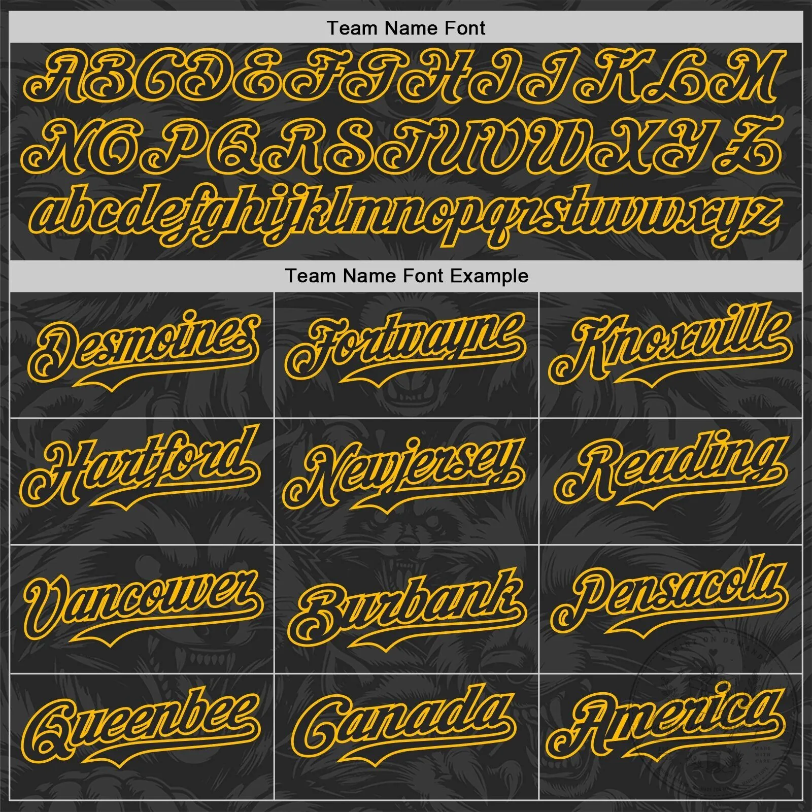 Custom Black and Gold Wolf Mascot Design Full-Snap Varsity Letterman Hoodie Jacket 10 Custom Black and Gold Wolf Mascot Design Full-Snap Varsity Letterman Hoodie Jacket