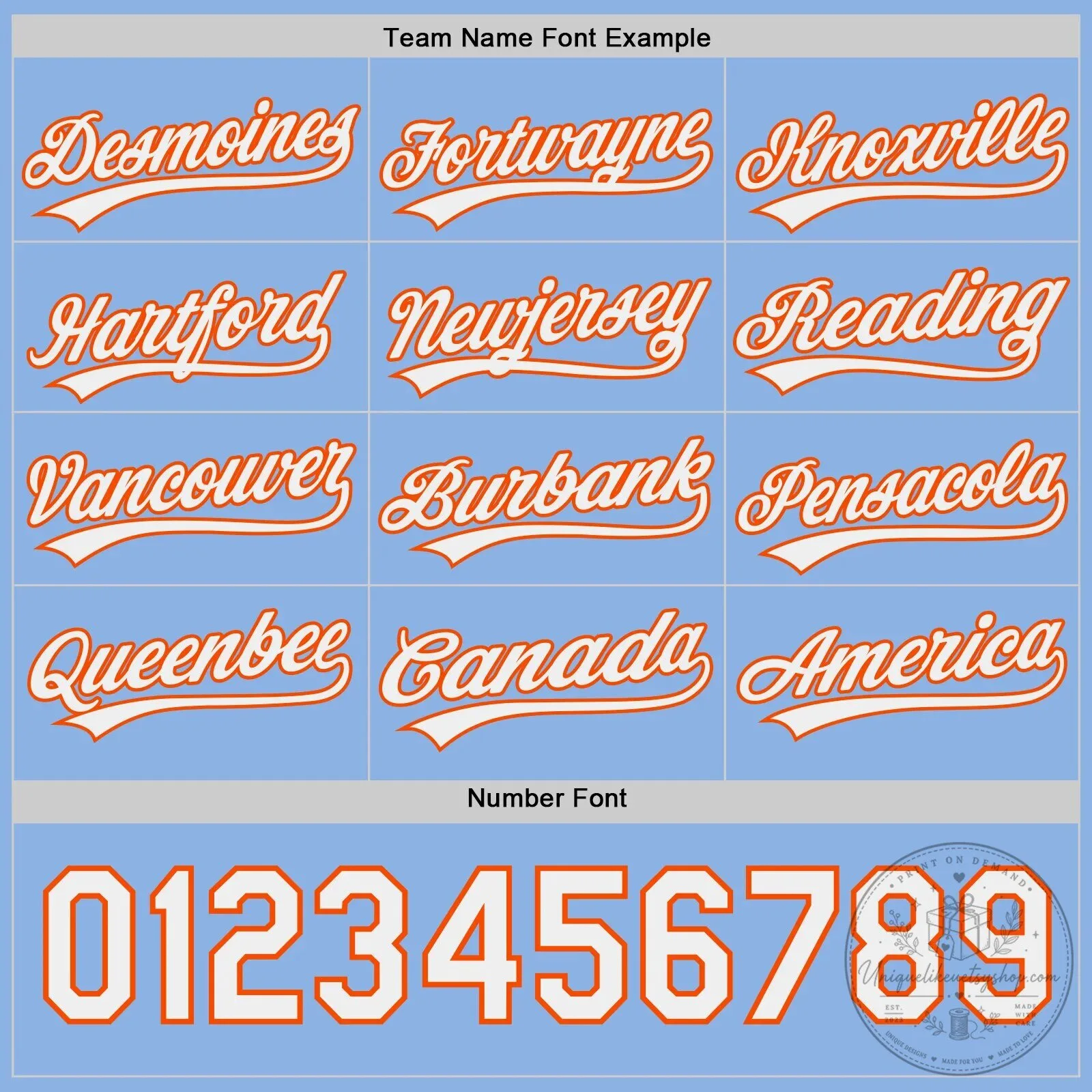 Custom Orange Light Blue Reversible Baseball Team Jersey with V-Neck 13 Custom Orange Light Blue Reversible Baseball Team Jersey with V-Neck