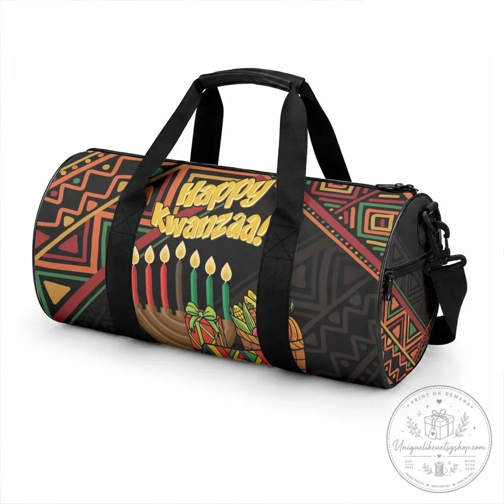 Happy Kwanzaa African American Celebration Duffle Bag 5 Happy Kwanzaa African American Celebration Duffle Bag