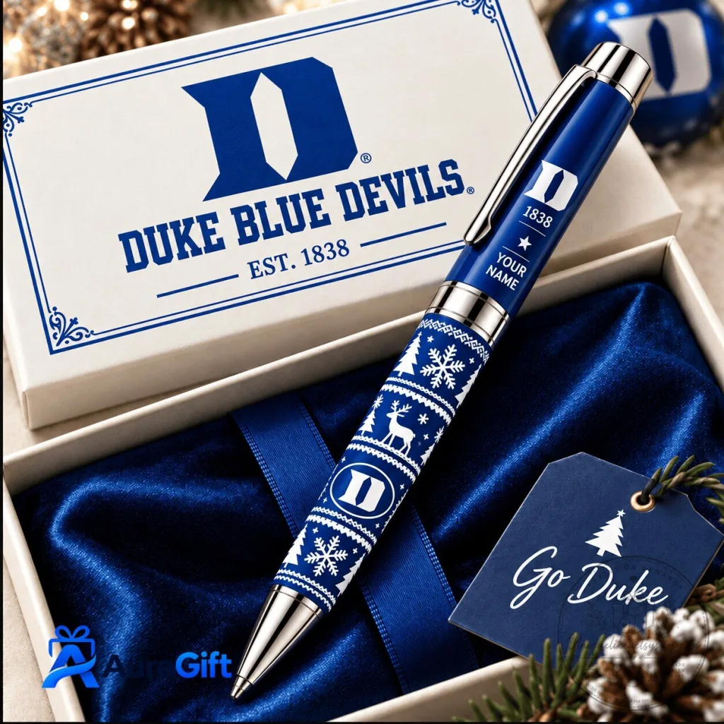 Duke Blue Devils Christmas Ugly Sweater Pattern Personalized Ballpoint Pen Duke Blue Devils Christmas Ugly Sweater Pattern Personalized Ballpoint Pen