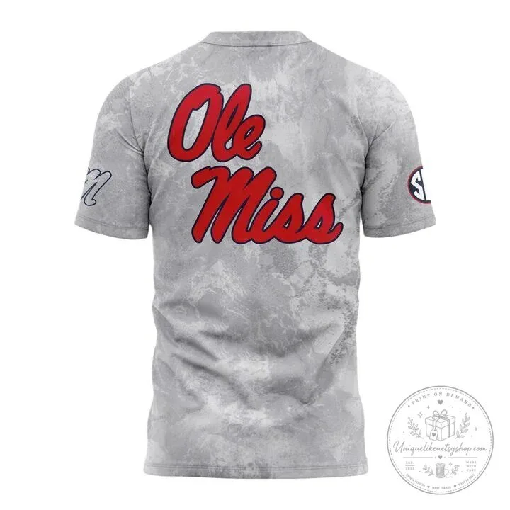Ole Miss Rebels Hotty Toddy Wear White Gray Camouflage T-Shirt 7 Ole Miss Rebels Hotty Toddy Wear White Gray Camouflage T-Shirt