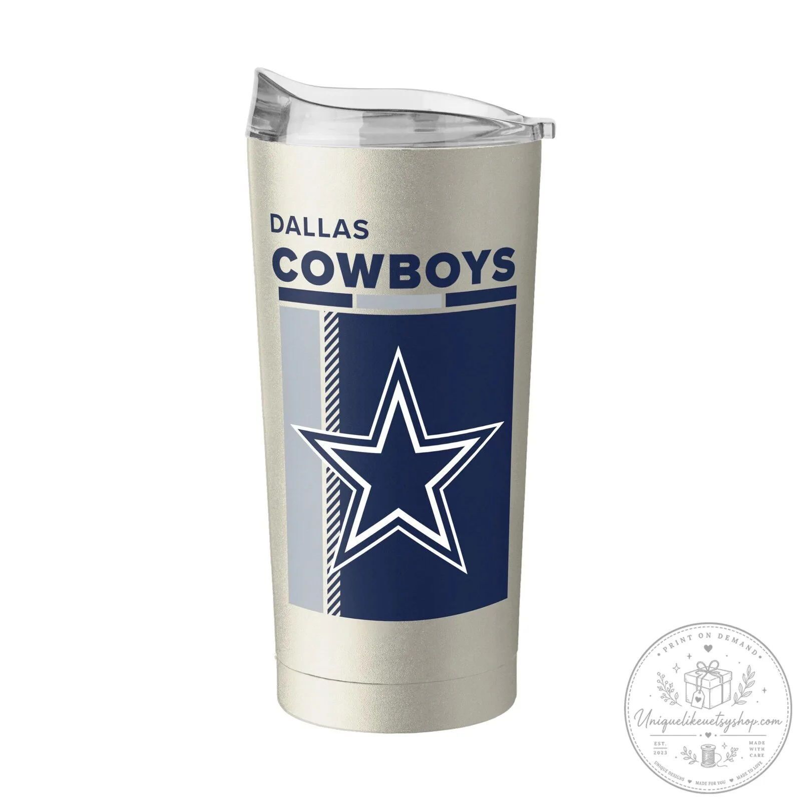 Dallas Cowboys NFL Football Team Logo Insulated Stainless Steel Tumbler