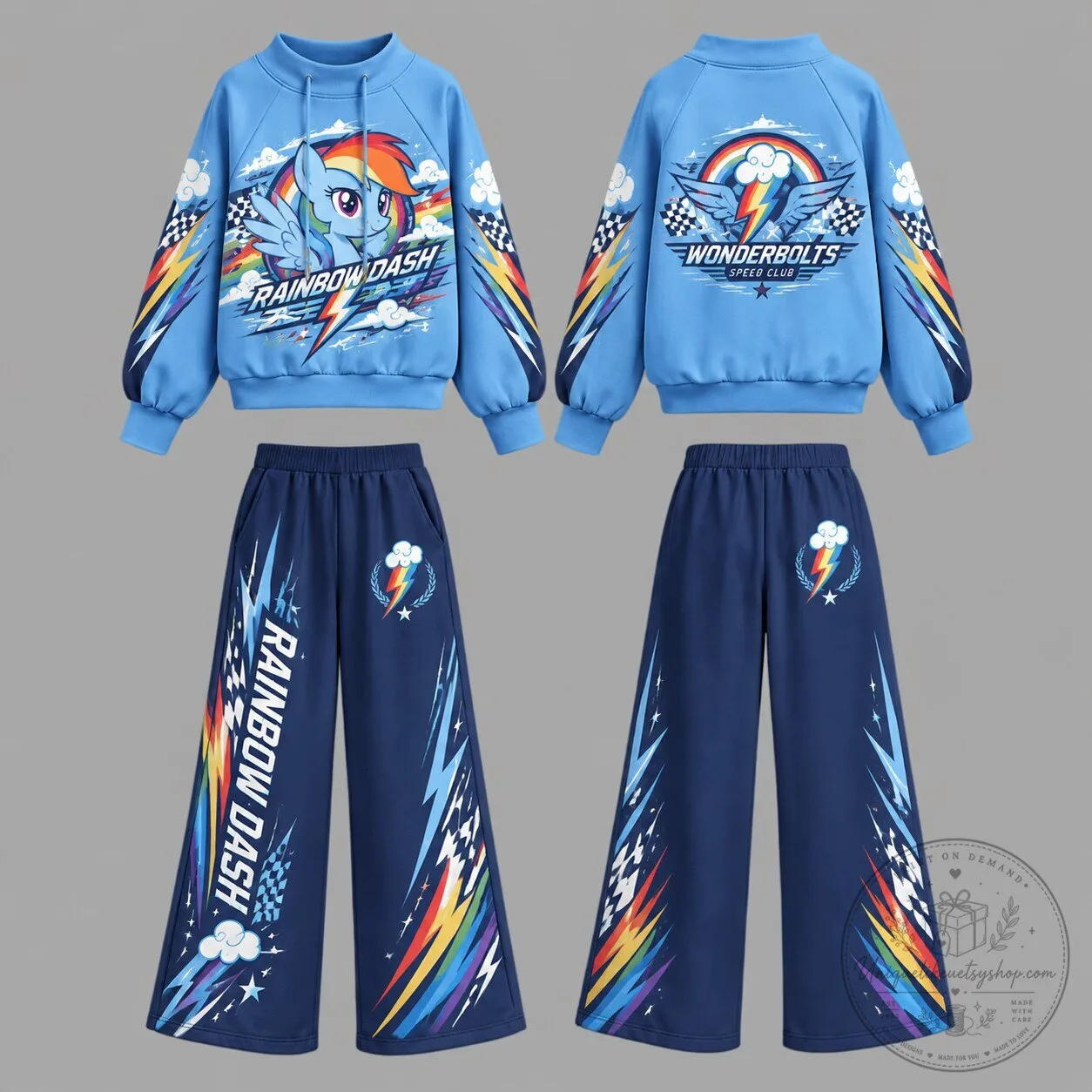 My Little Pony Rainbow Dash Wonderbolts Speed Club Hoodie for Girls