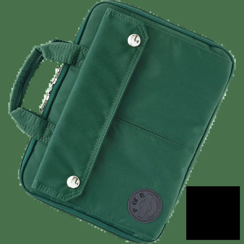 Yoshida & Company Porter Stride Evergreen A5 Hobonichi Cousin Cover Bag Yoshida & Company Porter Stride Evergreen A5 Hobonichi Cousin Cover Bag