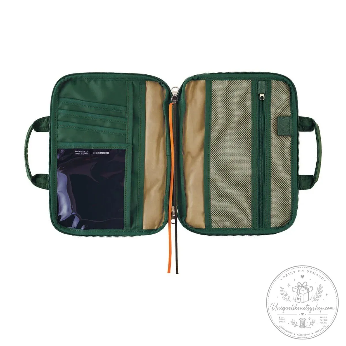 Yoshida & Company Porter Stride Evergreen A5 Hobonichi Cousin Cover Bag 11 Yoshida & Company Porter Stride Evergreen A5 Hobonichi Cousin Cover Bag