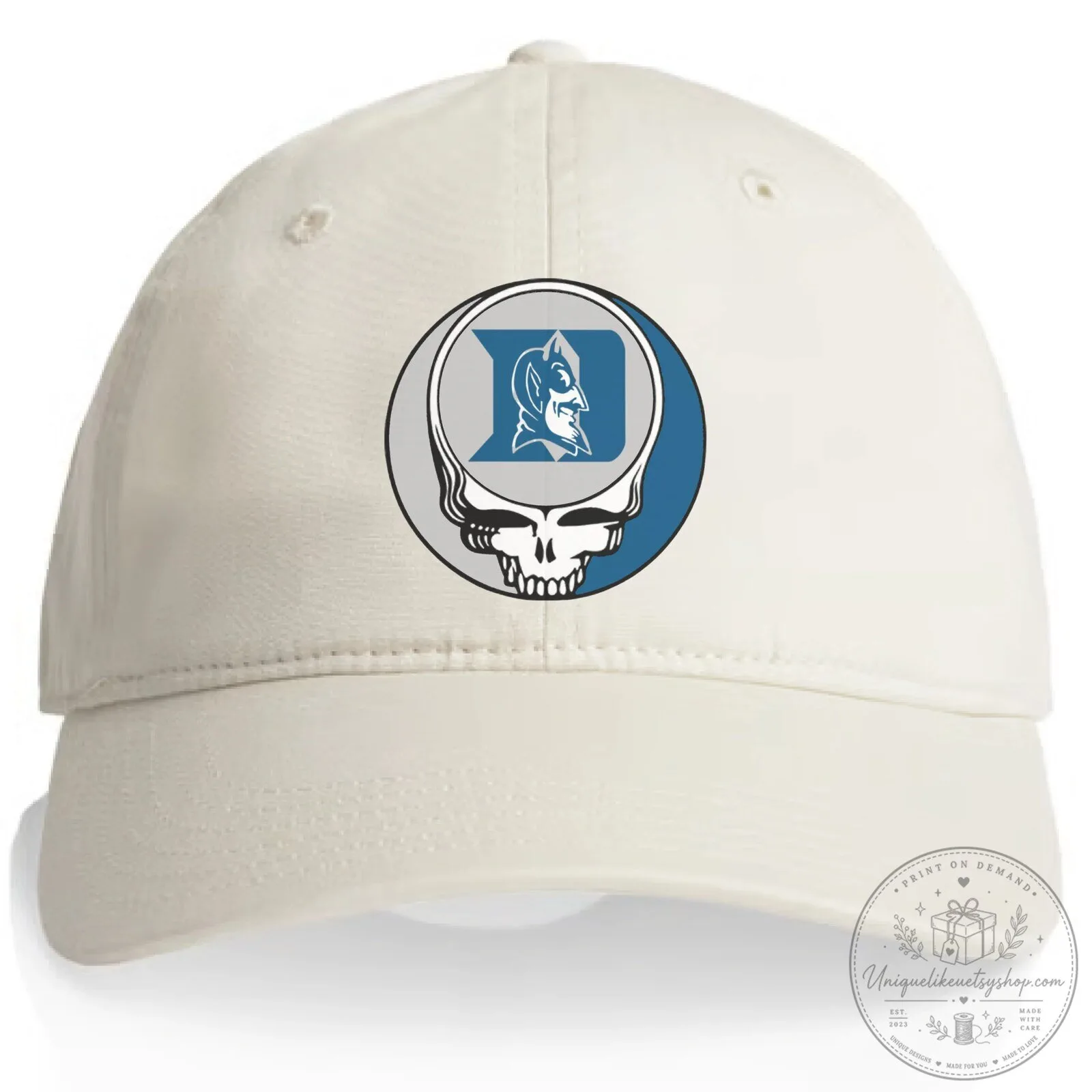 Duke Blue Devils Grateful Dead Steal Your Face Baseball Cap Hat