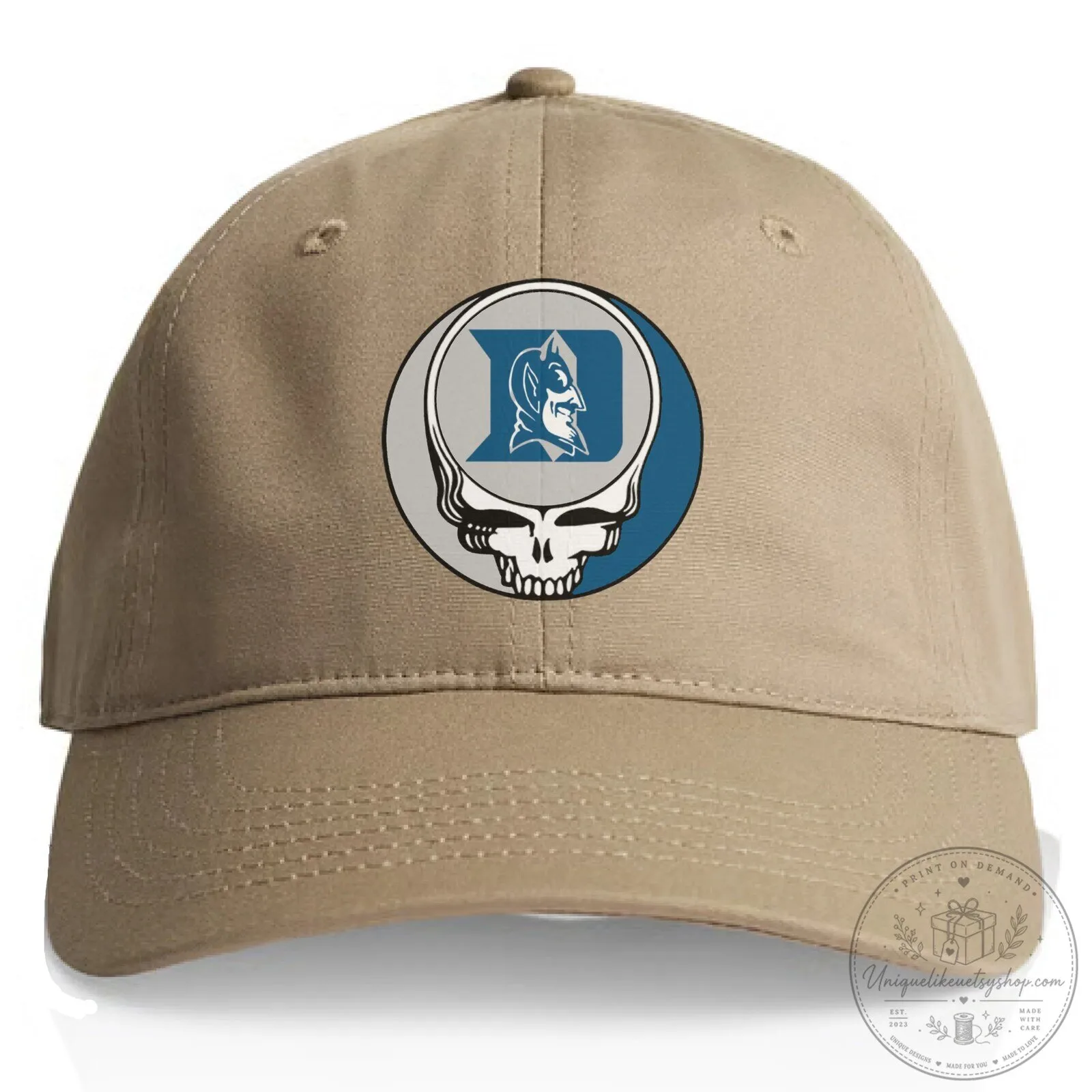 Duke Blue Devils Grateful Dead Steal Your Face Baseball Cap Hat 12 Duke Blue Devils Grateful Dead Steal Your Face Baseball Cap Hat