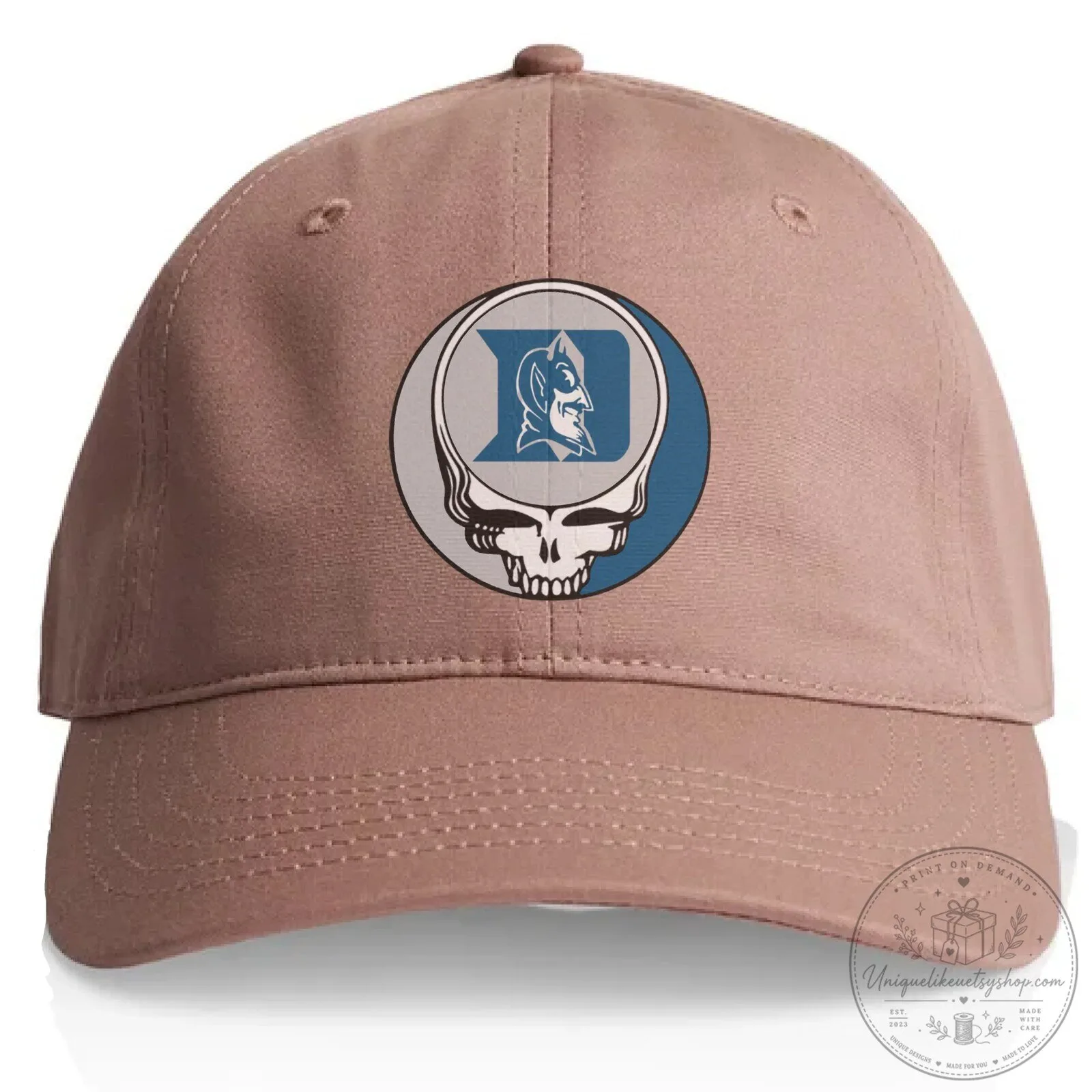 Duke Blue Devils Grateful Dead Steal Your Face Baseball Cap Hat 14 Duke Blue Devils Grateful Dead Steal Your Face Baseball Cap Hat