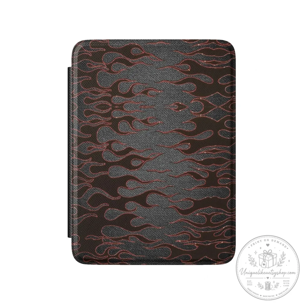 Red Flame Pattern Kindle Paperwhite Case Cover for E-Reader Device Red Flame Pattern Kindle Paperwhite Case Cover for E-Reader Device