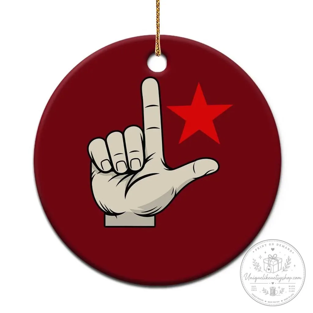 Lula Brazil 2026 Mao Faz O L Ceramic Christmas Tree Ornament