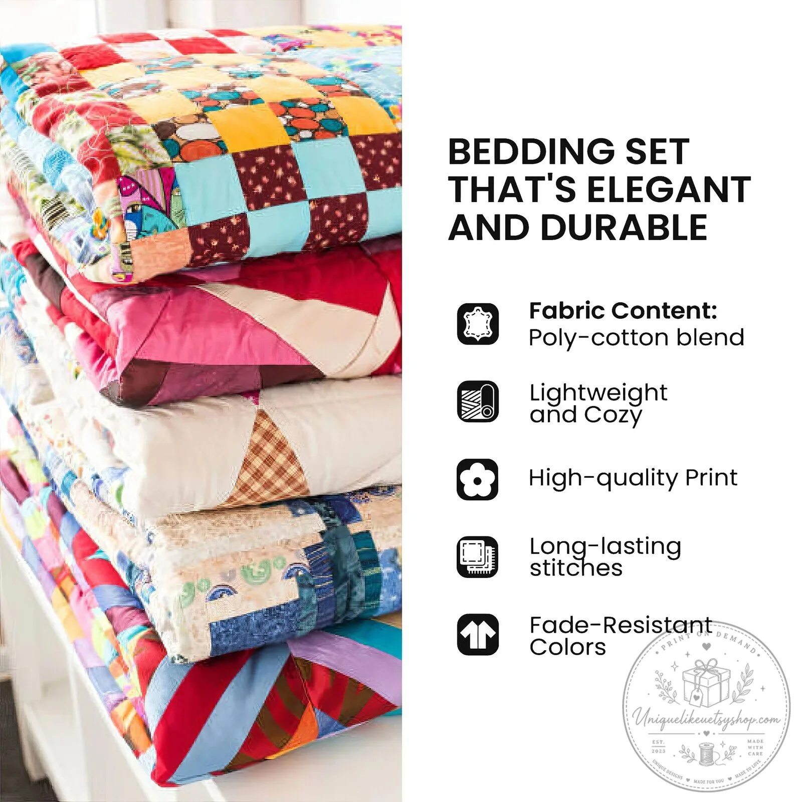Wild River Patchwork Quilted Bedding Set with Bear and Deer Forest Design 7 Wild River Patchwork Quilted Bedding Set with Bear and Deer Forest Design