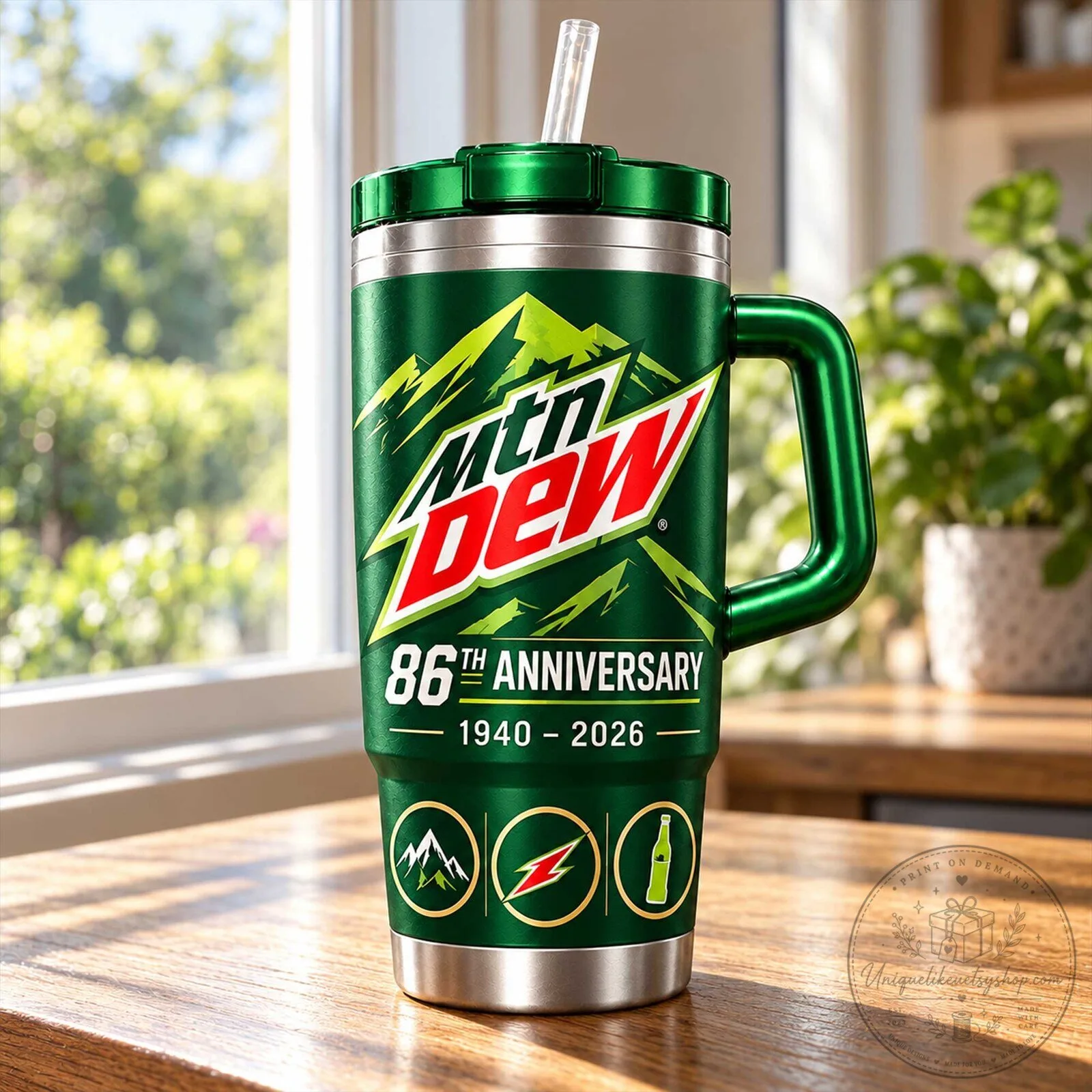 Mountain Dew 86th Anniversary Commemorative Insulated Stainless Steel Tumbler 5 Mountain Dew 86th Anniversary Commemorative Insulated Stainless Steel Tumbler