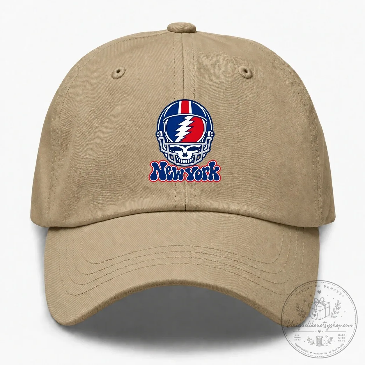 Grateful Dead New York Helmet Stealie Embroidered Dad Hat 5 Grateful Dead New York Helmet Stealie Embroidered Dad Hat