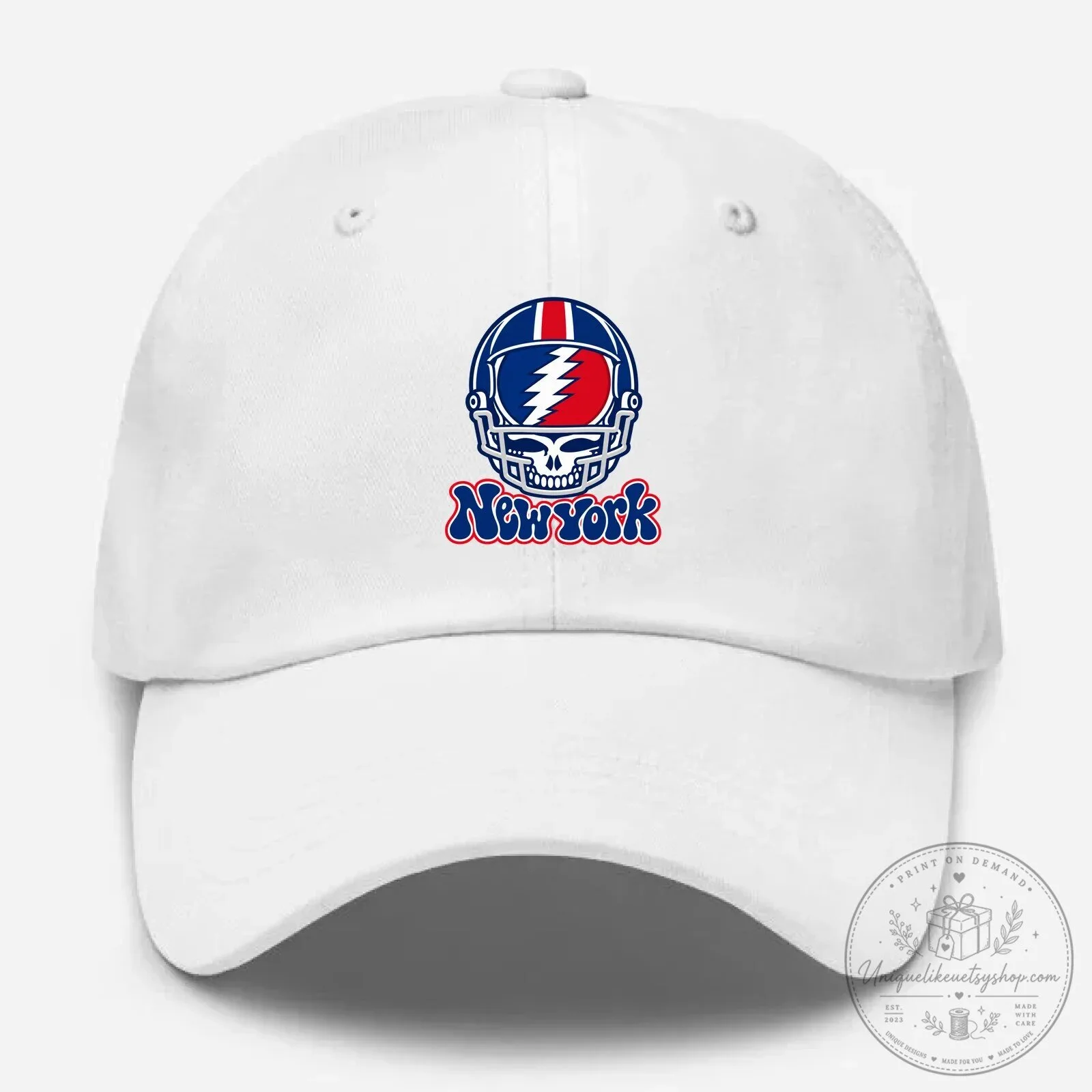 Grateful Dead New York Helmet Stealie Embroidered Dad Hat 9 Grateful Dead New York Helmet Stealie Embroidered Dad Hat