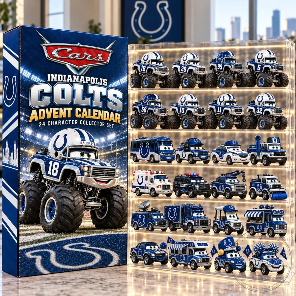 Indianapolis Colts Disney Cars Character Die-Cast Advent Calendar Set 2D Indianapolis Colts Disney Cars Character Die-Cast Advent Calendar Set 2D